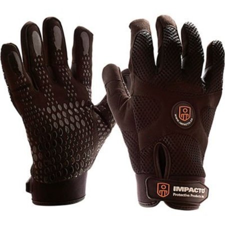 IMPACTO PROTECTIVE PRODUCTS Impacto BG408 XXL Anti-Vibration Air Glove, Mechanic Style, Full Finger, Meets ANSI ISO 10819 BG40860